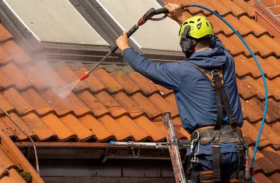 Démoussage et hydrofuge de toiture à Treffléan